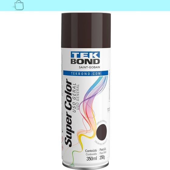 Imagem de Tinta Spray Uso Geral 350ml Marrom Tekbond