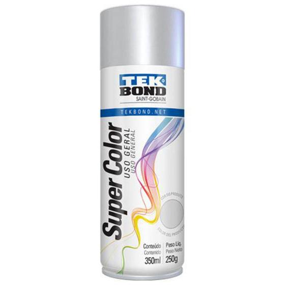 Imagem de Tinta spray uso geral aluminio 350ml/250g - TEK BOND