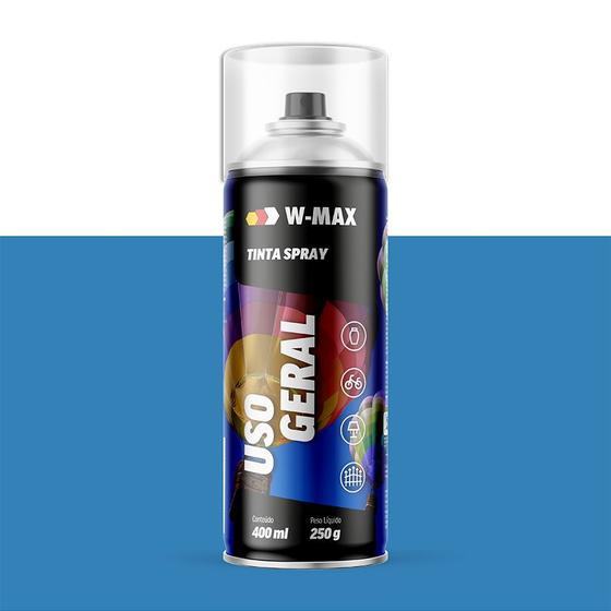 Imagem de Tinta Spray Uso Geral Azul Claro - W-Max - 400ml