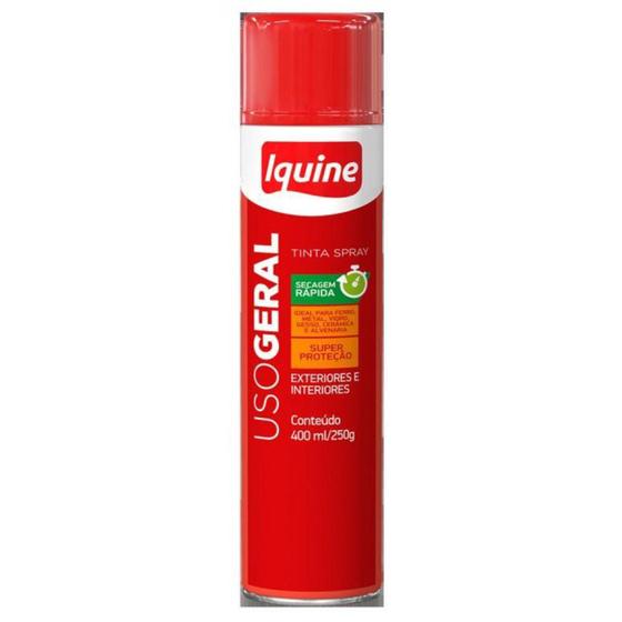 Imagem de Tinta Spray Uso Geral Branco 400ml - Iquine