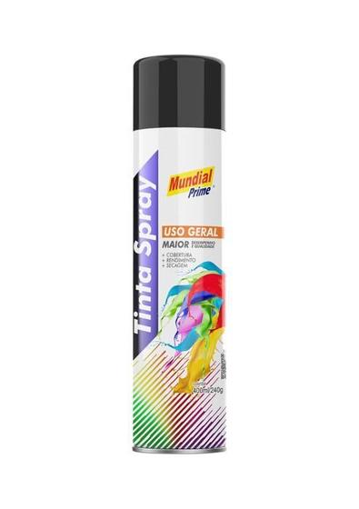 Imagem de  Tinta Spray Uso Geral/Metálica/Luminosa/Alta Temp. Varias Cores 400ML 250g Mundial Prime