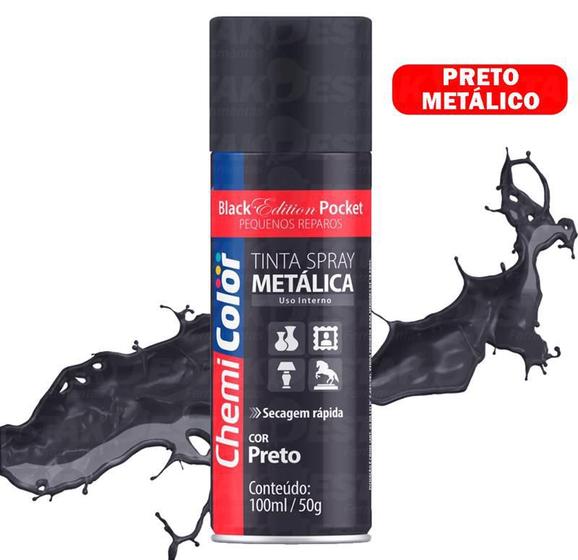 Tinta spray uso geral metálico Menor preço em Tinta spray uso geral metálico