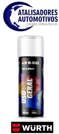 Imagem de Tinta Spray Uso Geral Preto brilhante 400ml/250g- WURTH