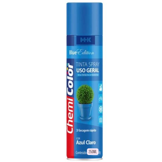 Imagem de Tinta spray uso geral sec rapida 250ml azul claro