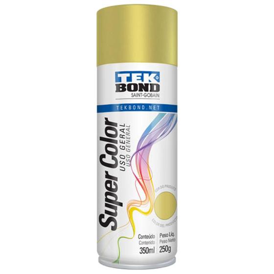 Tinta Spray Uso Geral Super Color Dourado - Tekbond 350ml é boa?
