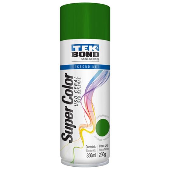 Imagem de Tinta Spray Uso Geral Super Color Verde - Tekbond 350ml