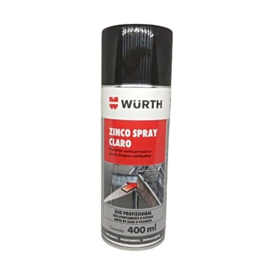 Imagem de Tinta Spray Zinco Claro Uso Geral Wurth 400ml