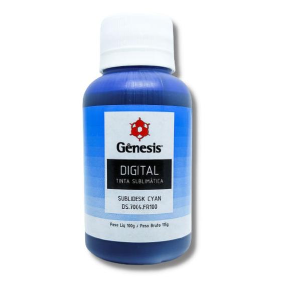 Imagem de Tinta Sublimatica Digital  Gênesis 100ml - Cyan