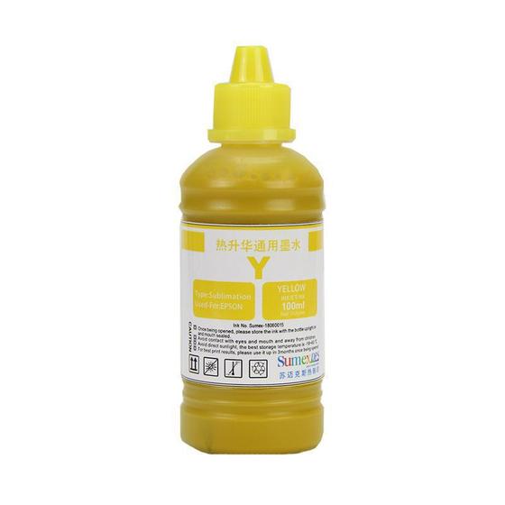 Tinta Sublimatica Impressora Epson 100ml Amarela - Sumex Menor preço em Tinta Sublimatica Impressora Epson 100ml Amarela - Sumex