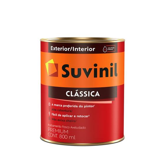 Imagem de Tinta Suvinil Clássica Paredes e Tetos 800ml