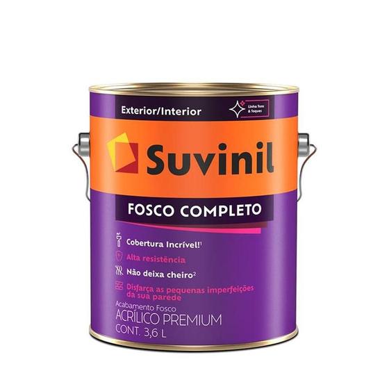 Imagem de Tinta Suvinil Fosco Completo Gelo 3,6L 53399605 