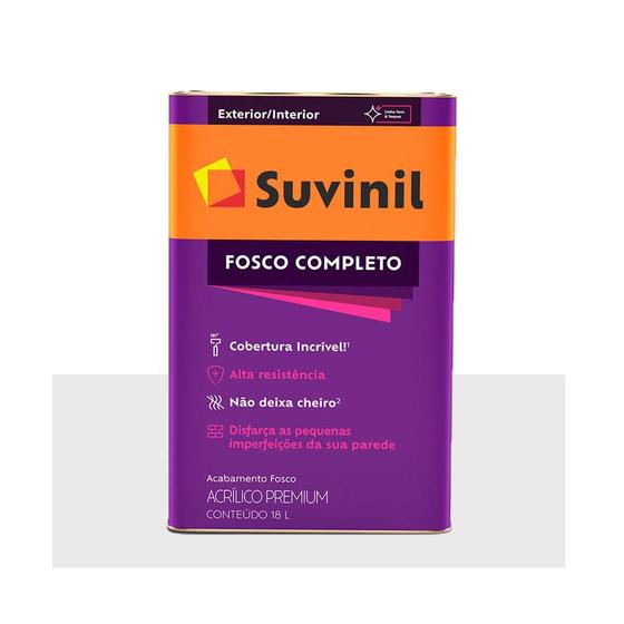 Tinta Suvinil Latéx Acrílica Fosco Completo Branco 18 Litros Menor preço em Tinta Suvinil Latéx Acrílica Fosco Completo Branco 18 Litros