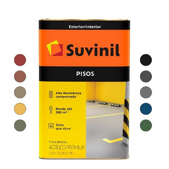 Tinta suvinil para pisos cor concreto lata 18lt - 000075 - Tinta ...