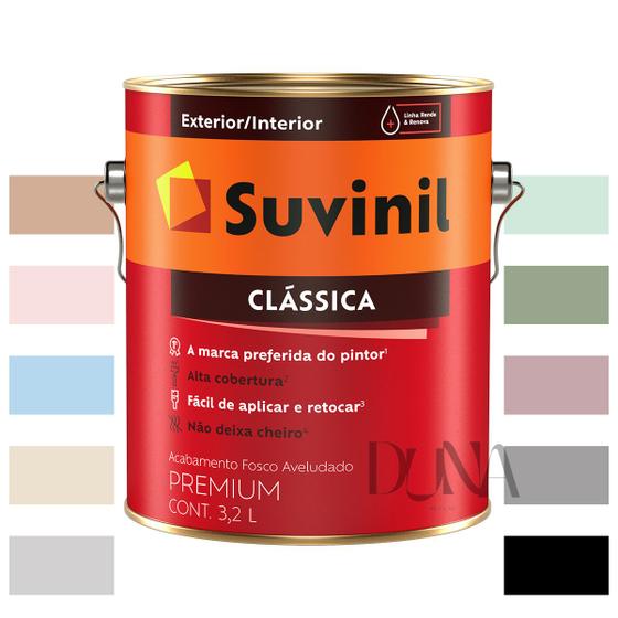 Imagem de Tinta Suvinil Paredes e Tetos Clássica 3,2L