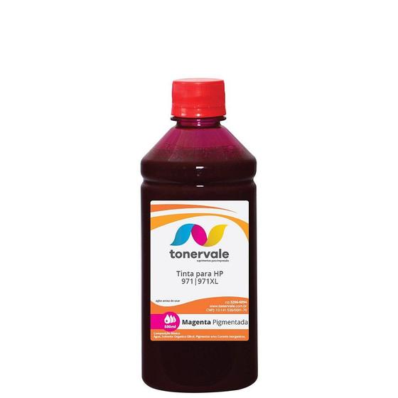 Imagem de Tinta Tankfull Para HP 971 CN-623AM Magenta Pigmentada - HP X451DW X451 X476DW X476 de 500ml