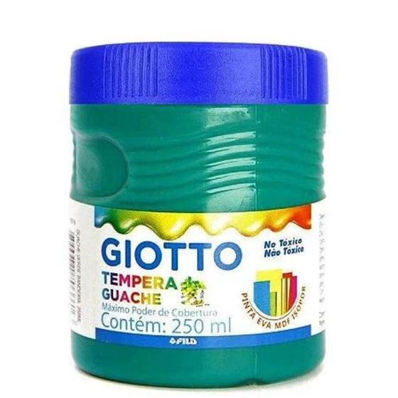 Imagem de Tinta Tempera Guache Verde Bandeira 250Ml - Giotto