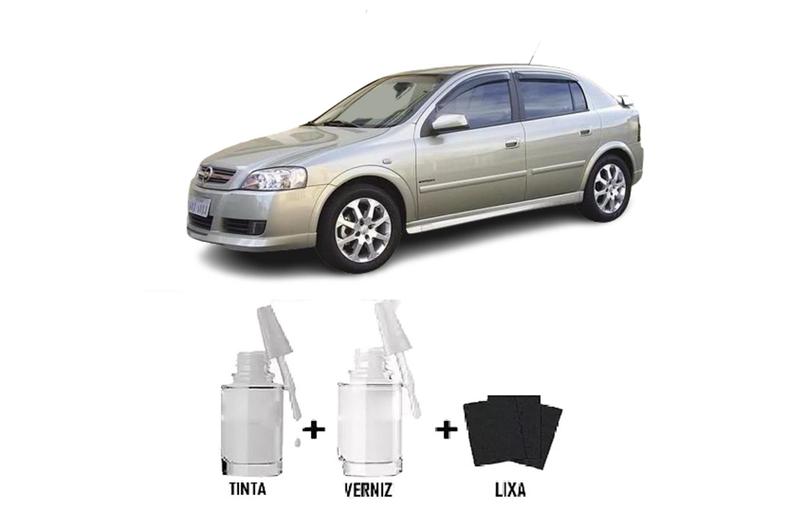 Imagem de Tinta Tira Risco Automotivo Bege Nevada GM + Verniz 15ml