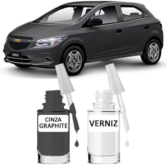 Imagem de Tinta Tira Risco Automotivo Chevrolet Cinza Graphite Cinza