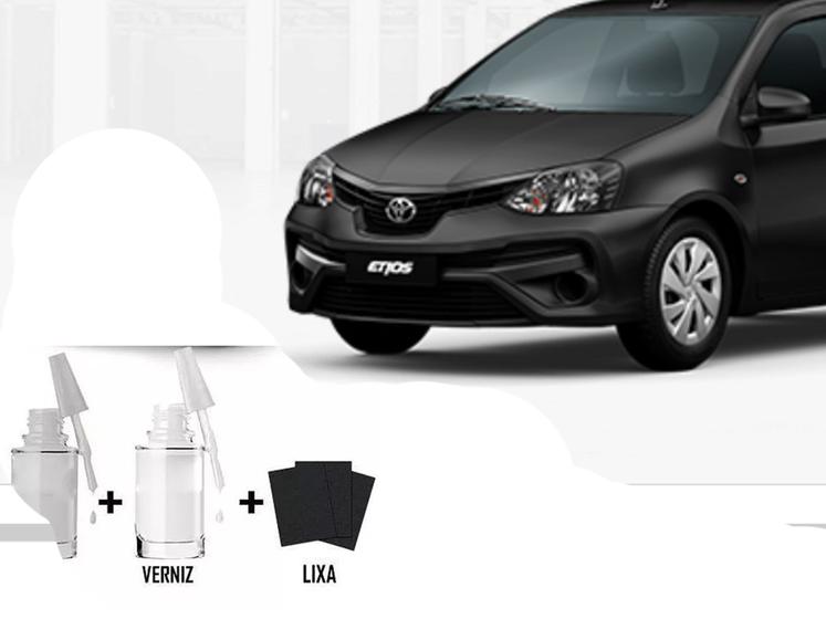 Tinta Tira Risco Automotivo Preto Infinity Toyota + Verniz 15ml Menor preço em Tinta Tira Risco Automotivo Preto Infinity Toyota + Verniz 15ml