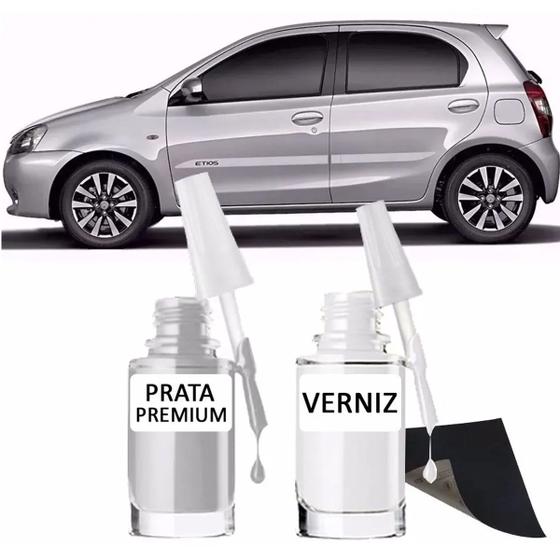 Imagem de Tinta Tira Risco Retoque Automotivo Prata Premium