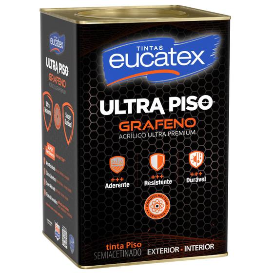 Imagem de Tinta Ultra Piso Grafeno Eucatex Branco 18 Lt