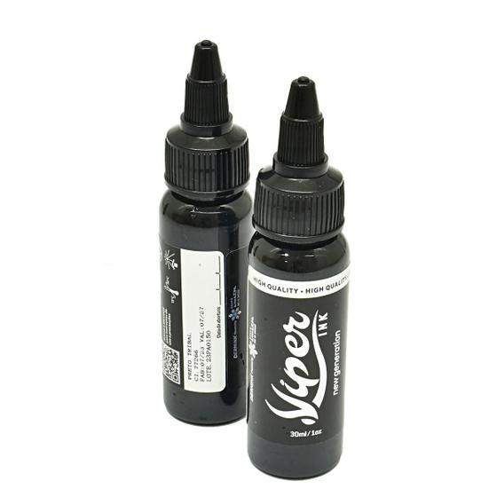 Imagem de Tinta viper para tatuagem preto tribal new geration ink-30ml