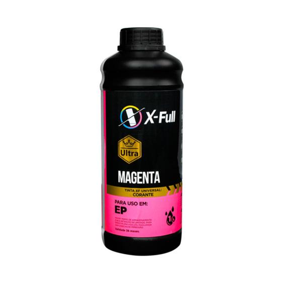 Imagem de Tinta XFull Para Eco Tank Universal, Cap 1l, Corante Magenta, Ultra