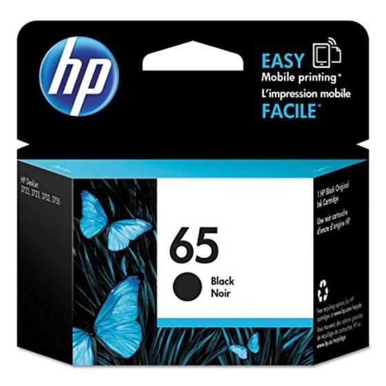 Imagem de Tinteiro HP 65 Preto Original N9K02AN (120mL)