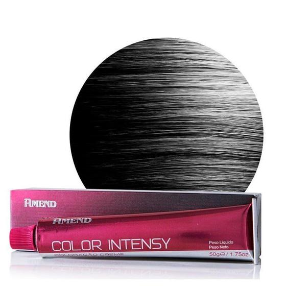 Imagem de Tintura Amend Color Intensy Preto 1.0 - 50g