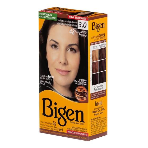 Imagem de Tintura Bigen Castanho Escuro.