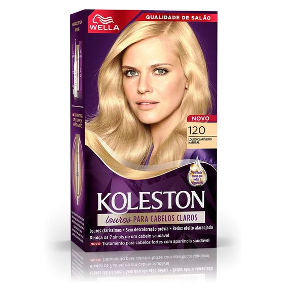 Imagem de Tintura Capilar Koleston 120 Louro Claro Natural