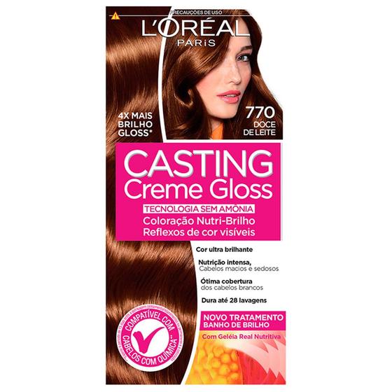 Tintura Casting Creme Gloss 770 Doce De Leite - Tinta de Cabelo ...