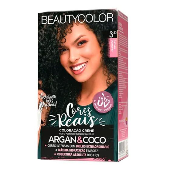 Imagem de Tintura Creme Beauty Color Castanho Escuro 3.0