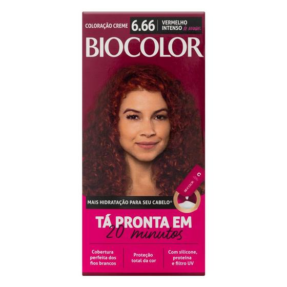 Imagem de Tintura Creme Biocolor Vermelho Intenso 6.66 Mini Kit