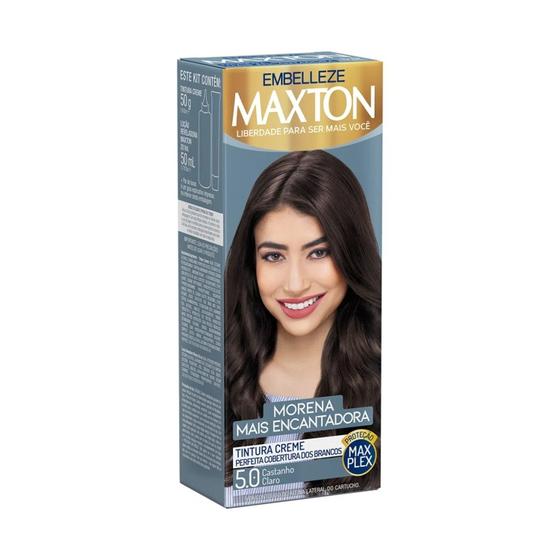 Imagem de Tintura Creme Maxton 5.0 Castanho Claro