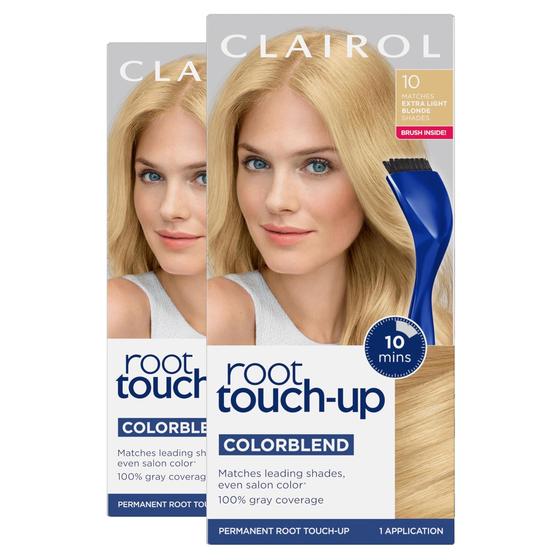 Imagem de Tintura de cabelo Clairol Root Touch-Up Nice'n Easy 10 Extra Light Blonde