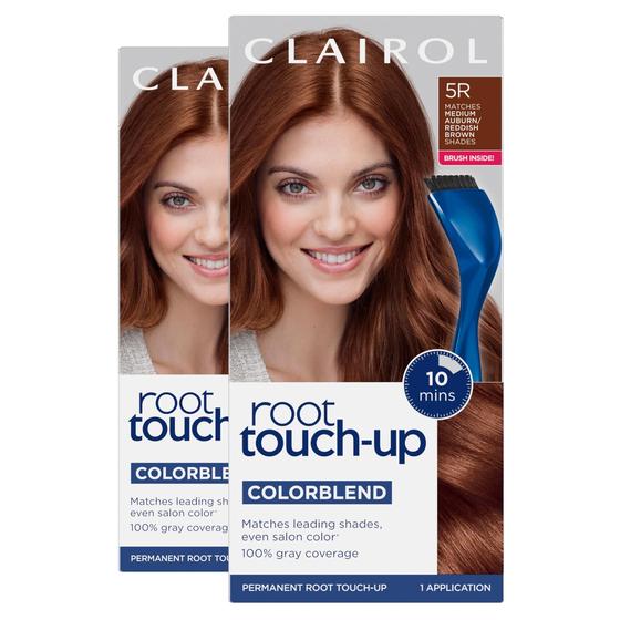 Imagem de Tintura de Cabelo Clairol Root Touch-Up Nice'n Easy 5R Auburn - Pacote com 2