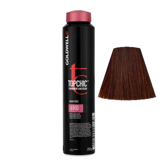 Imagem de Tintura de cabelo Goldwell Topchic, 6kg Dark Copper Gold, 8