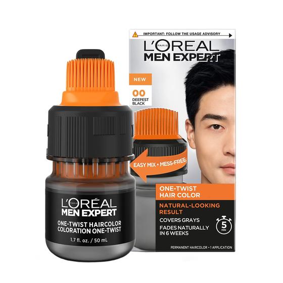 Imagem de Tintura de cabelo L'Oréal Paris Men Expert Deepest Black 00 Kit