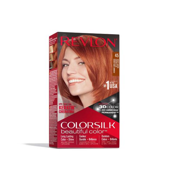 Imagem de Tintura de cabelo REVLON Colorsilk Beautiful Color 45 Bright Auburn