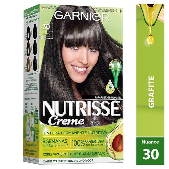 Imagem de Tintura Garnier Nutrisse N30 Castanho Escuro