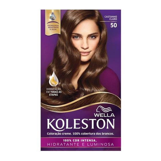 Imagem de Tintura Koleston 50 Castanho Claro 55g