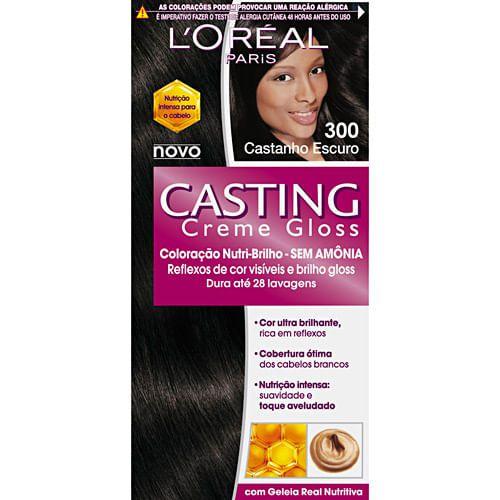 Imagem de Tintura L'Oréal Paris Casting Creme Gloss 300 Castanho Escuro