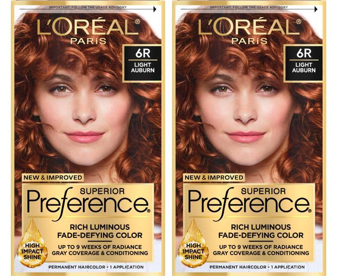 Imagem de Tintura para cabelo L'Oreal Paris Superior Preference Light Auburn 6R