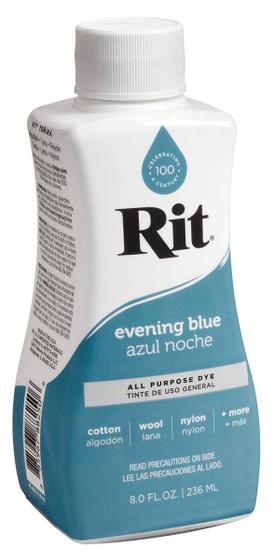 Imagem de Tintura para Tecido Rit Evening Blue - 240ml (1 Unidade)