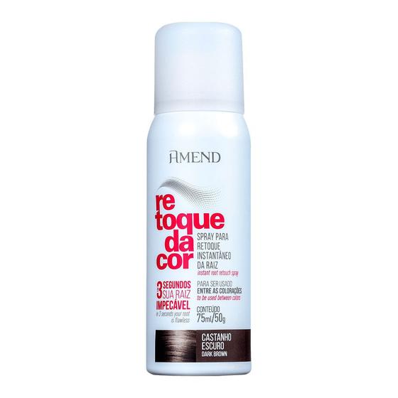 Imagem de Tintura Spray Amend Retoque da Cor Castanho Escuro 75ml