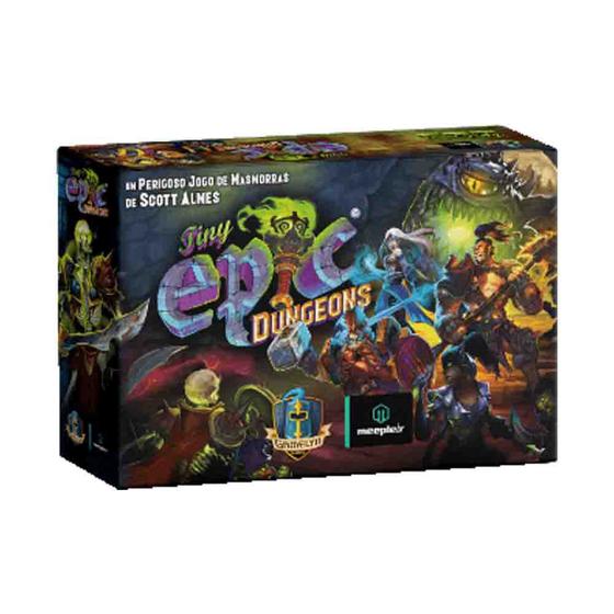Tiny Epic Dungeons Jogo de Tabuleiro Meeple BR Menor preço em Tiny Epic Dungeons Jogo de Tabuleiro Meeple BR