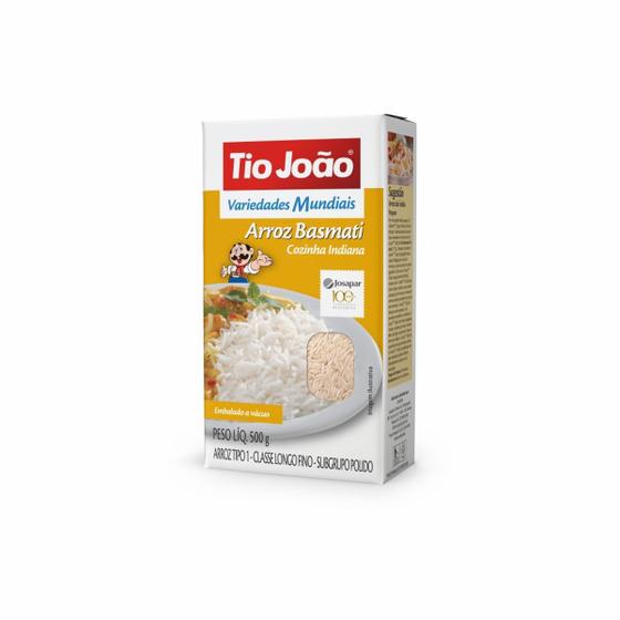 Imagem de Tio João Variedades Mundiais Cozinha Indiana Arroz Basmati 500G