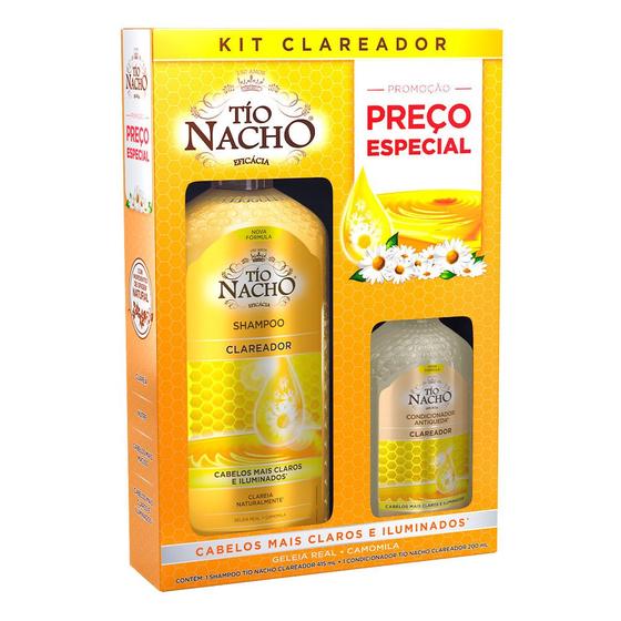 Imagem de Tio Nacho Kit Clareador - Shampoo + Condicionador