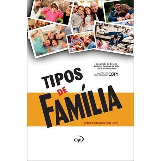 Imagem de Tipos De Família - Serie Estudo Bíblicos - Editora Jocum